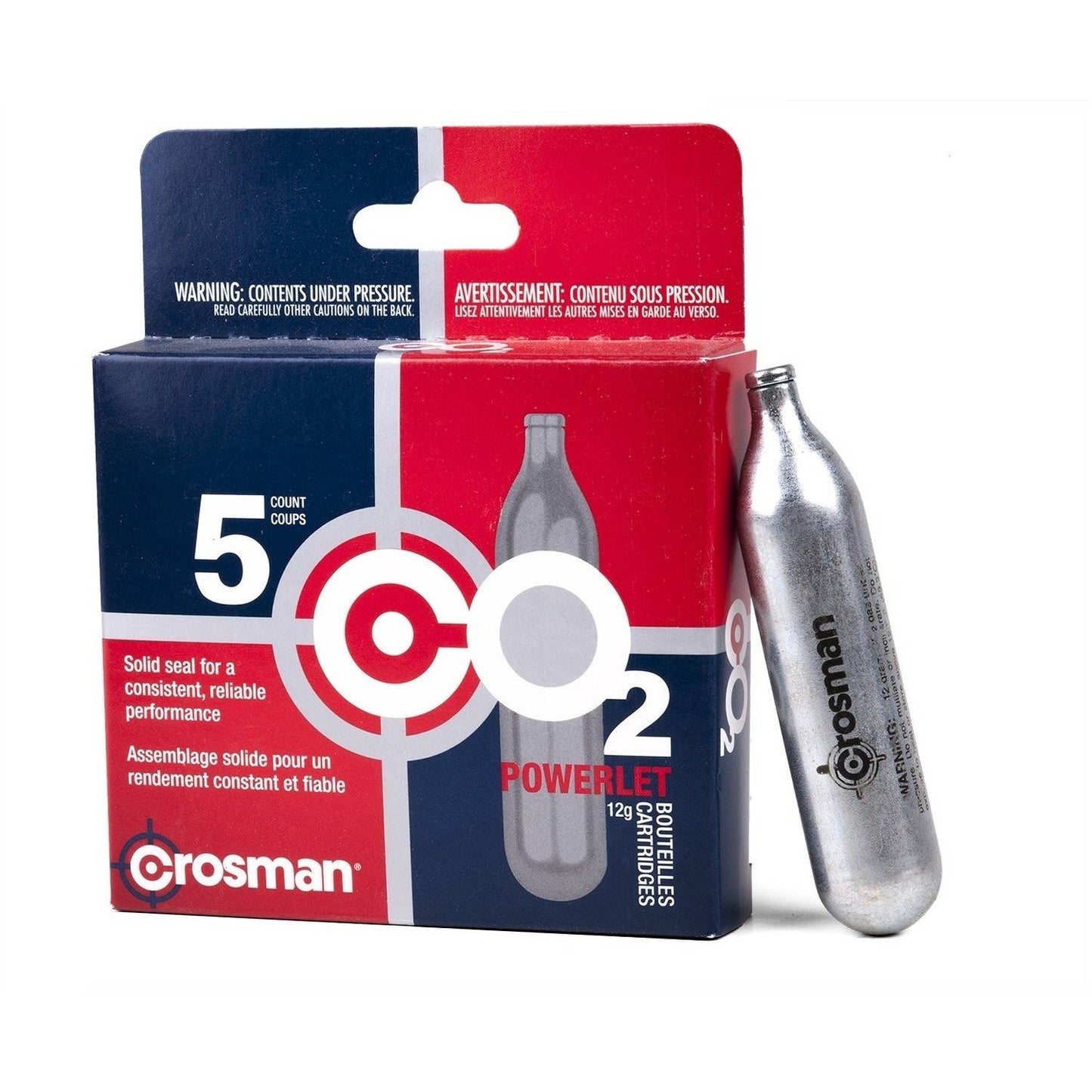 Crosman -  Powerlet 12g CO2 Cartridges  5 Count