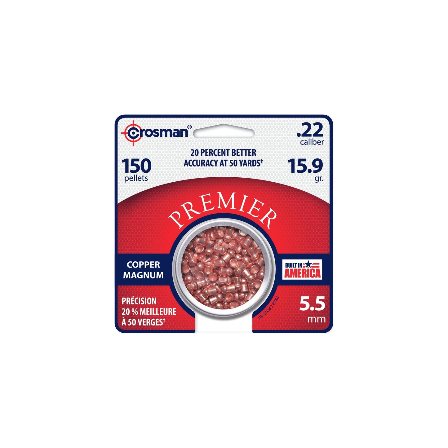 Crosman - Copper Magnum Domed Pellet