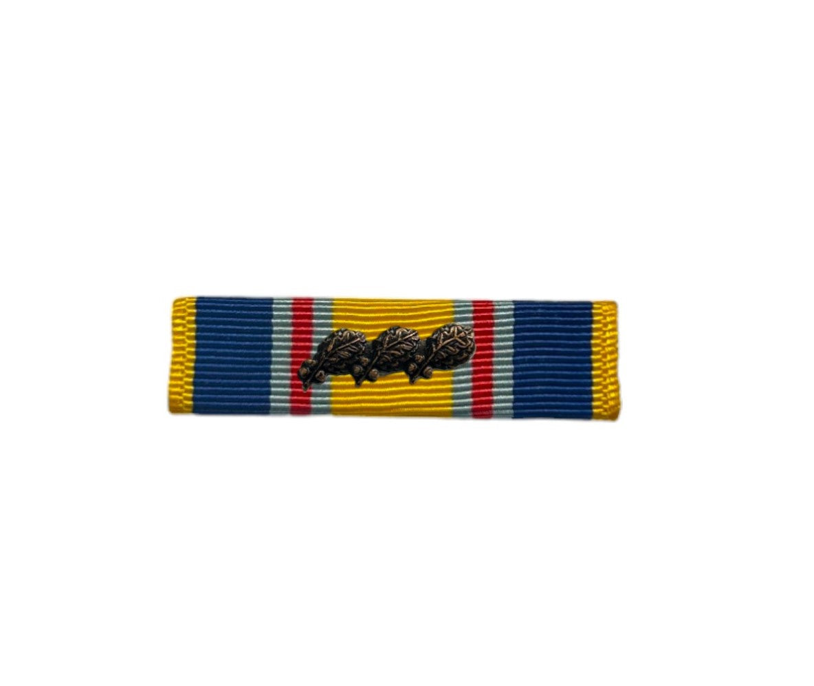 Ribbon-AFJROTC Health and Wellness w/ Oak Leaf – Mil-Bar