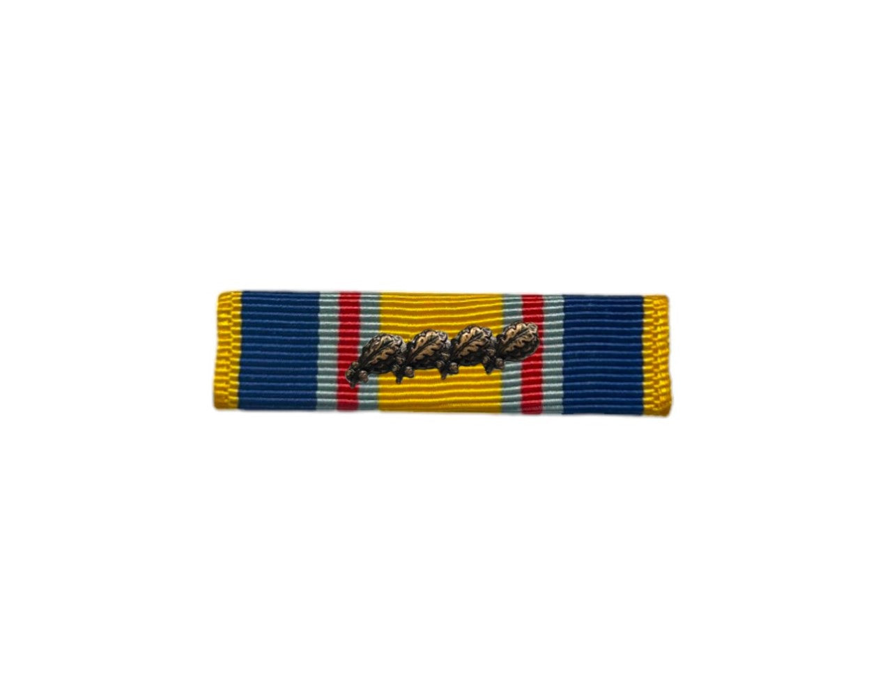 Ribbon-AFJROTC Health and Wellness w/ Oak Leaf – Mil-Bar