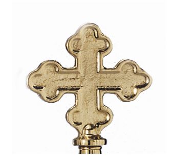 Brass Botonee Cross 10 1/8 in.