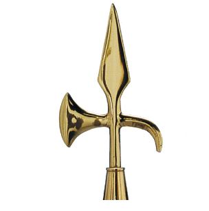 9 1/4 in. Brass Battalion Lance Ornament