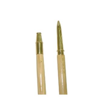 Pointed Brass Bottom Ferrule for Guidon Flagpoles