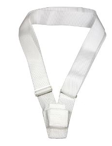 Single Strap White Web Parade Belt