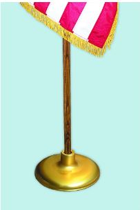 Heavyweight Floor Stand for Larger Flagpoles- Admiral style