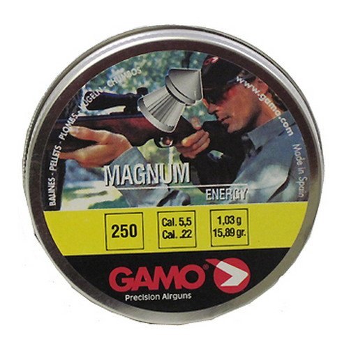 Gamo MAGNUM (SPIRE POINT DBL RING) .22 CAL. TINS OF 250