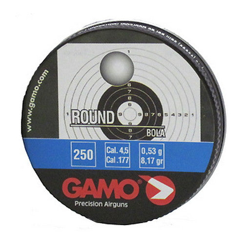 Gamo ROUNDBALL PELLETS (BB'S) .177 CAL. TINS OF 250