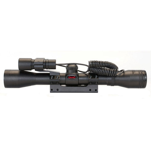 Gamo VARMINT HUNTER 4X32 WITH LIGHT & LASER, CLAMPACK