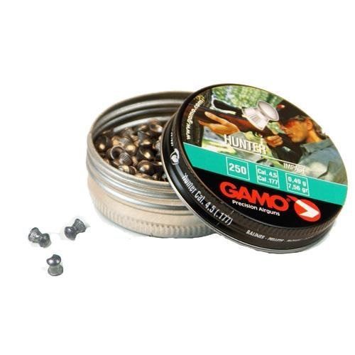 Gamo HUNTER (ROUND NOSE) .177 CAL. TINS OF 250 - BLISTER