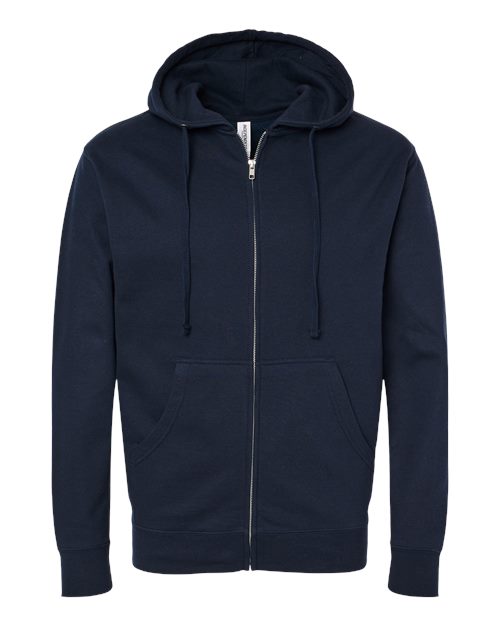 Unisex Midweight Full-Zip Hooded Sweatshirt