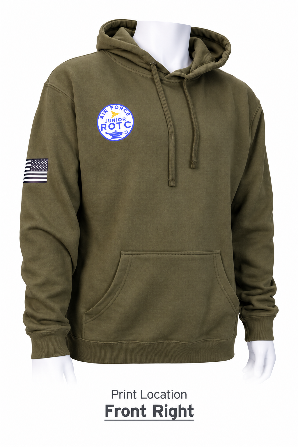 Unisex Midweight Hooded Sweatshirt W/ Shoulder Imprints