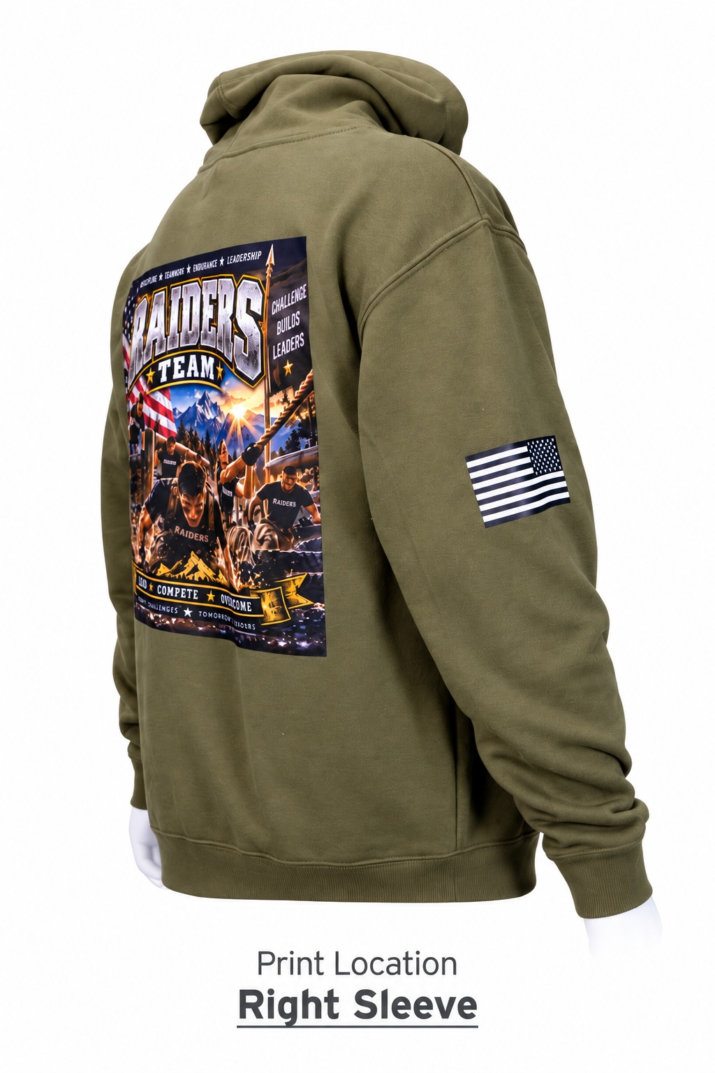 Unisex Midweight Hooded Sweatshirt W/ Shoulder Imprints