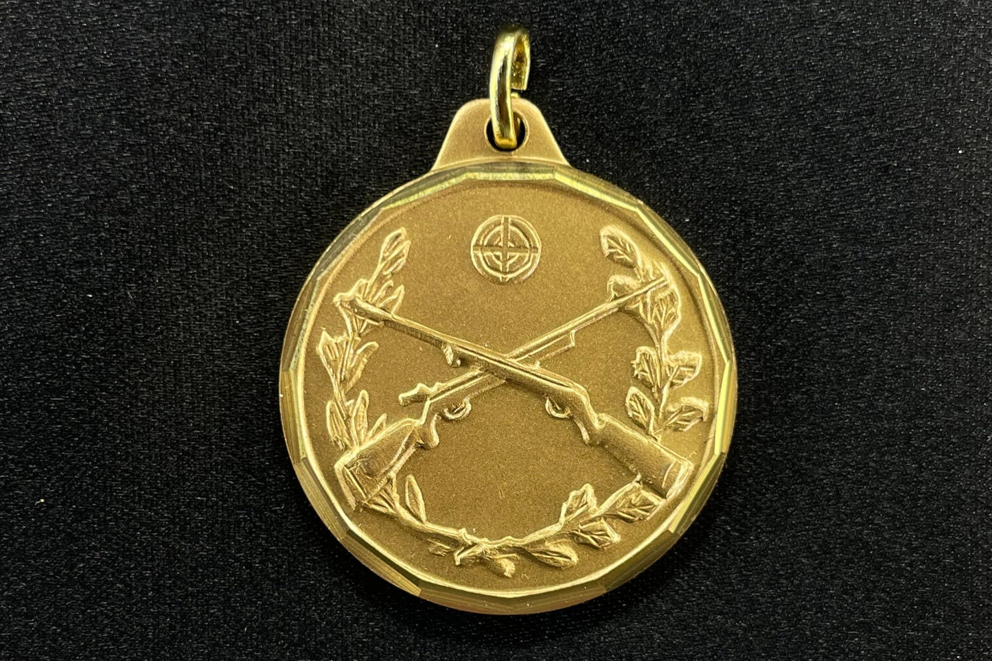 E-Series Medal  Gold, Crossed Rifles