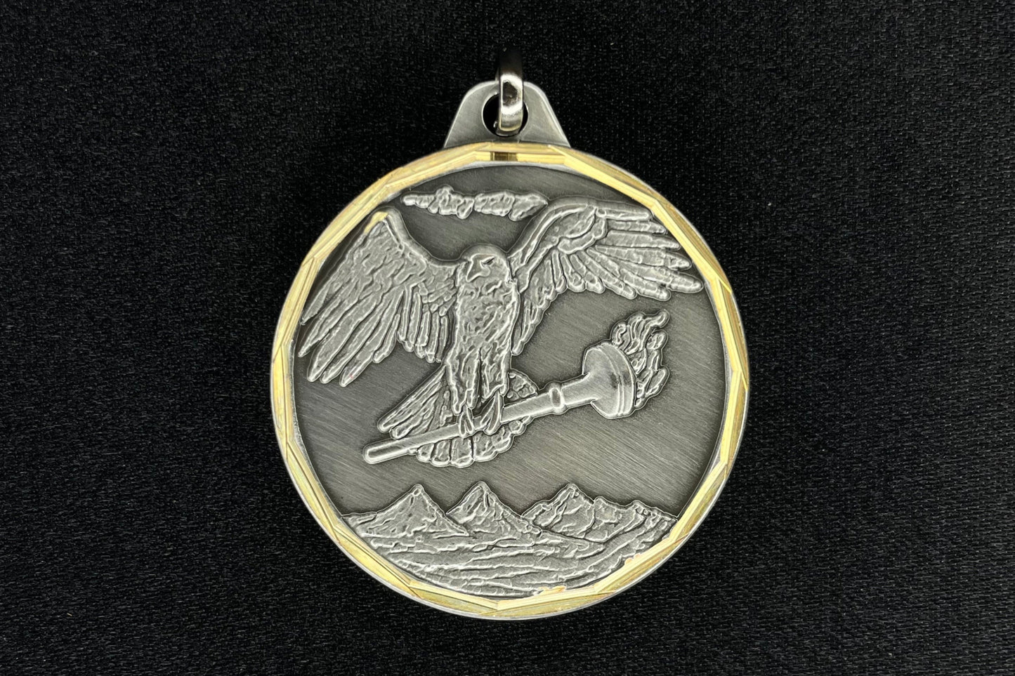 E-Series Medal - Silver Eagle w- Torch