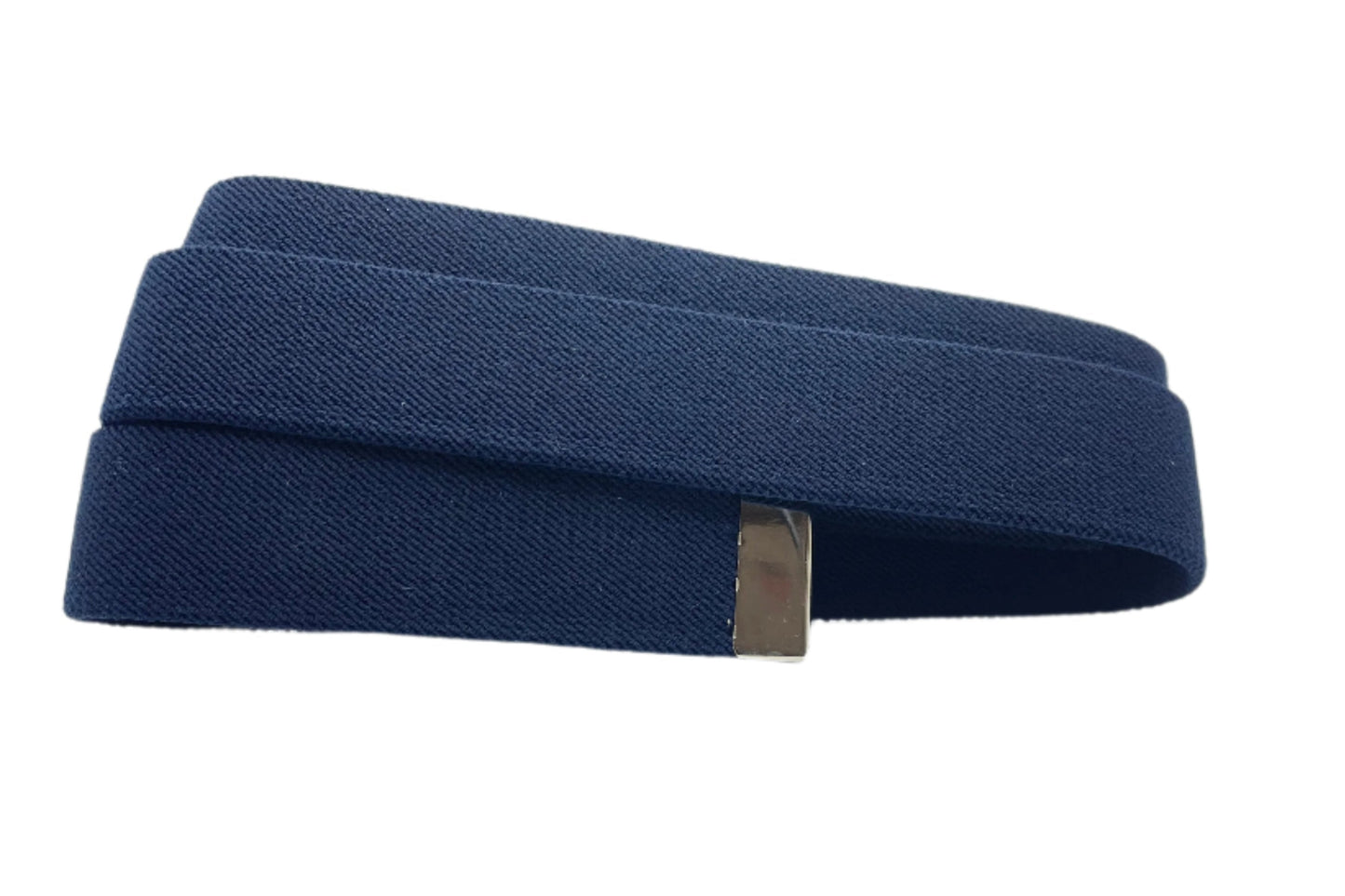 AF Blue Elastic Belt w- Tip - Male 1-1-4"