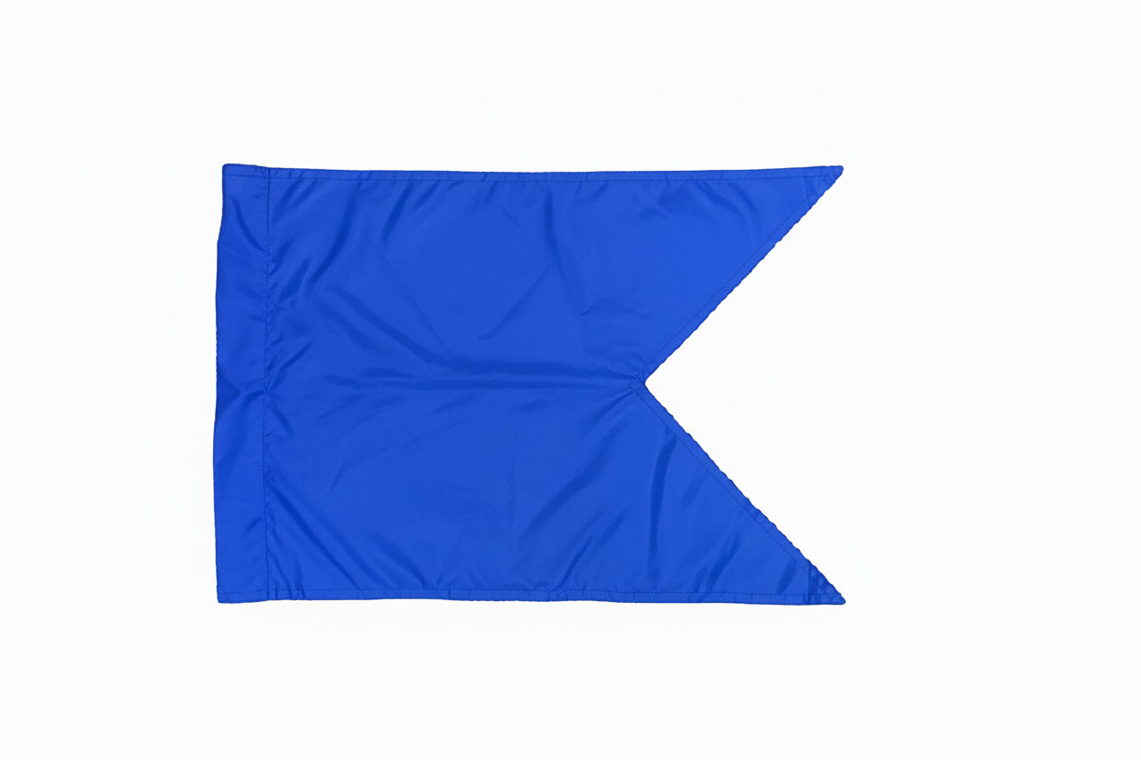 Custom Guidon Flag Double Sided Embroidered (Quick 2-3 Month ETA)