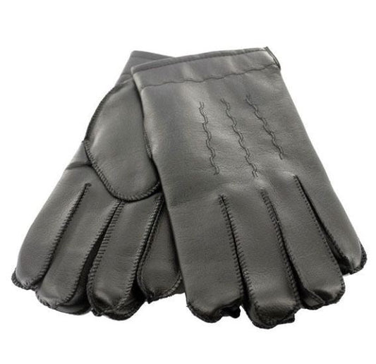 Gloves Black Vinyl Acrylic Lined Extra Large