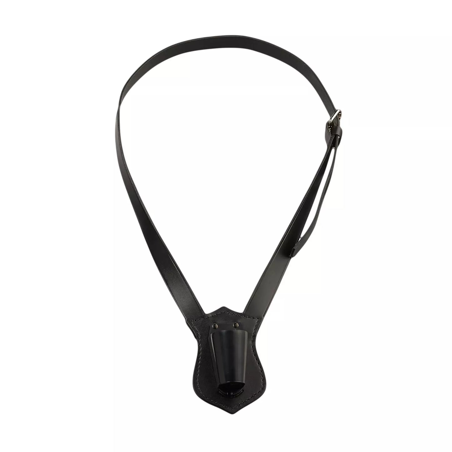 Single Flag Carrier, Leather Harness, Plastic Cup, Nickel Buckle