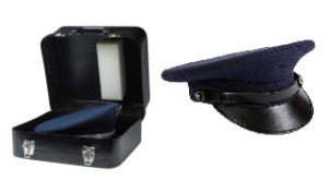 Service Cap with Hard Case