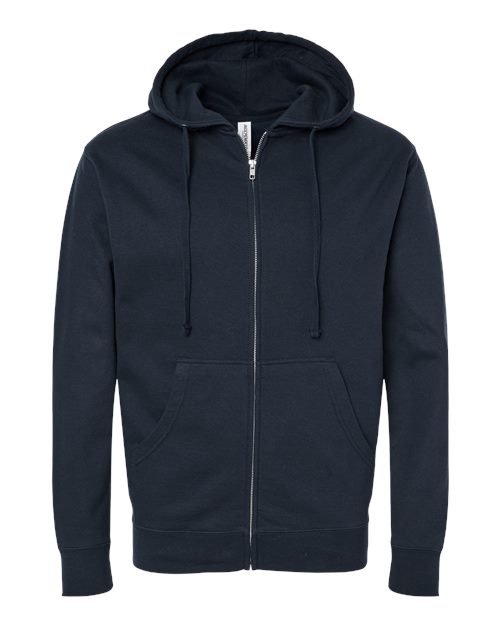 Unisex Midweight Full-Zip Hooded Sweatshirt