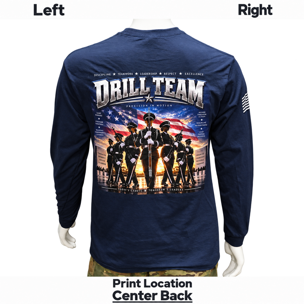 Unisex DryBlend Long Sleeve T-Shirt W/ Shoulder Imprints