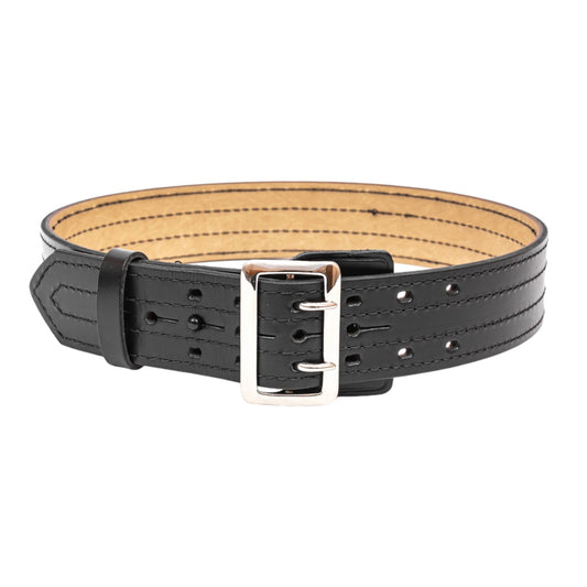 Sam Browne Waist Belt, 2 1/4" Full Lined, Blk