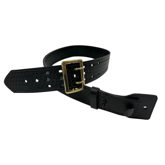 Sam Browne Waist Belt, 2 1/4", Half Lined, BW**LONG**