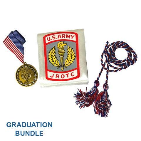 ARMY JROTC White  Graduation Stole
