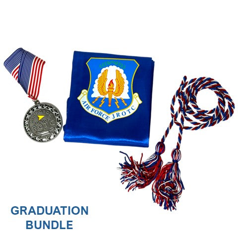 AFJROTC Blue Graduation Stole