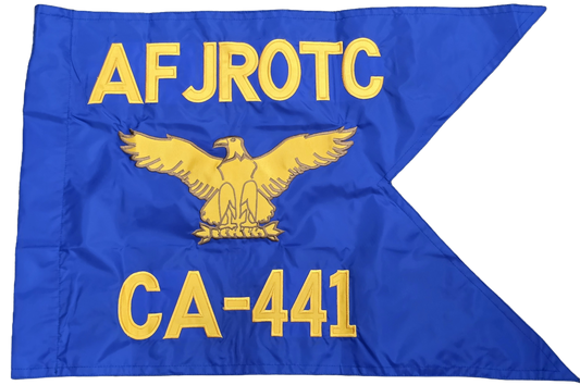 Air Force Guidon Nylon Flag w/ Eagle -Quick 2/3month ETA (Double Sided Embroidered)