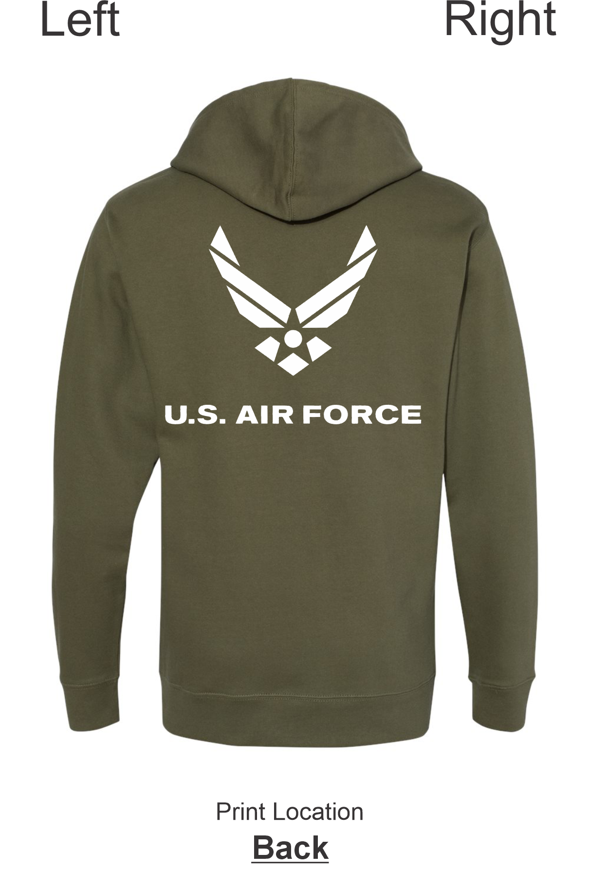 Unisex Midweight Hooded Sweatshirt