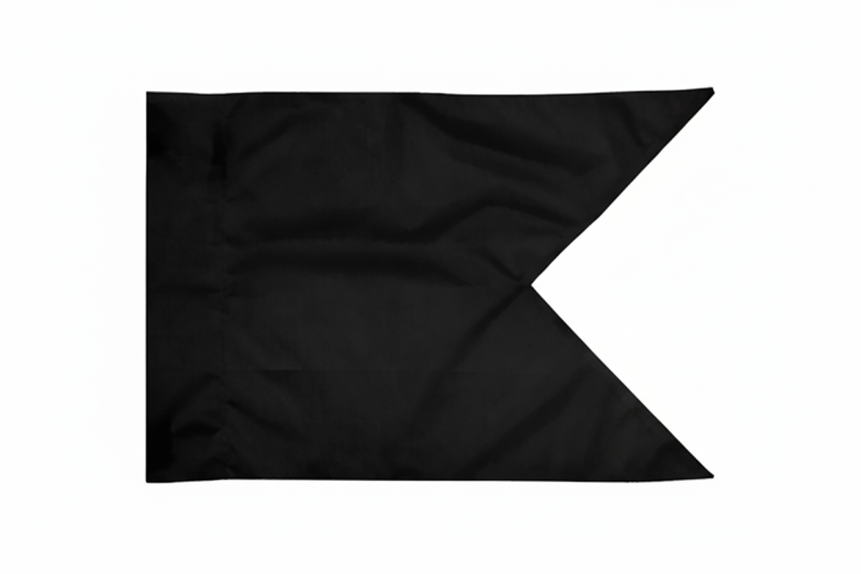 Custom Guidon Flag Double Sided Embroidered (Quick 2-3 Month ETA)