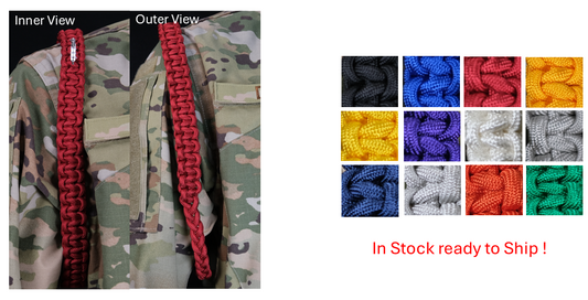 Ready to Ship Box Braid Shoulder Cords