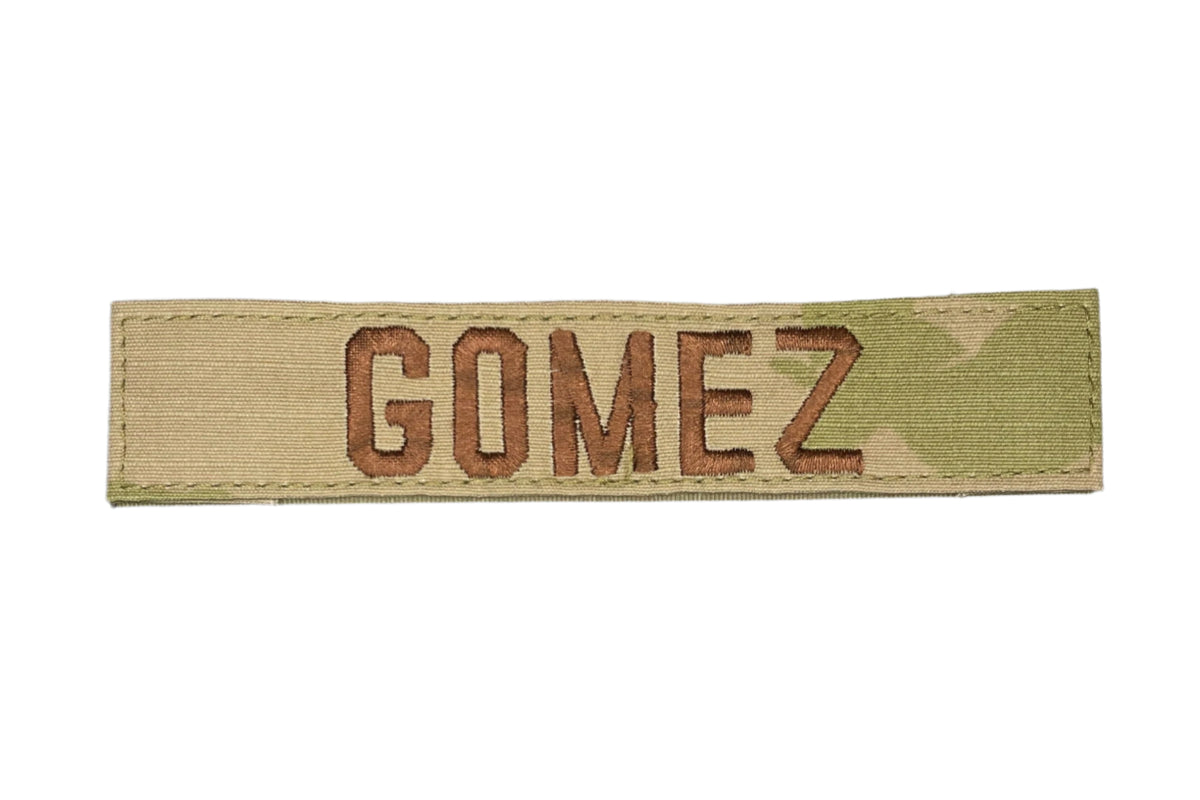 Ocp Sewing Thread Air Force Custom OCP Nametape/Brown Thread With Velcro Attachment – Mil-Bar