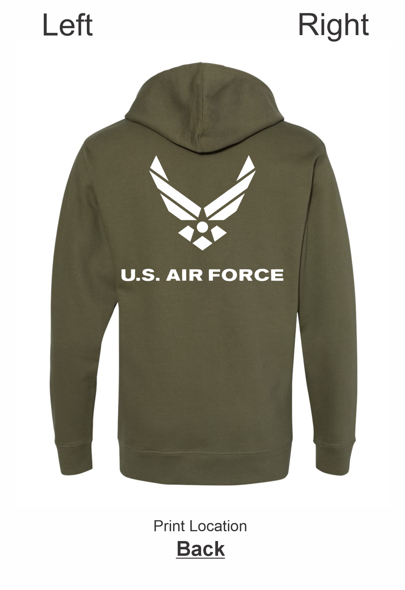 Unisex Midweight Hooded Sweatshirt
