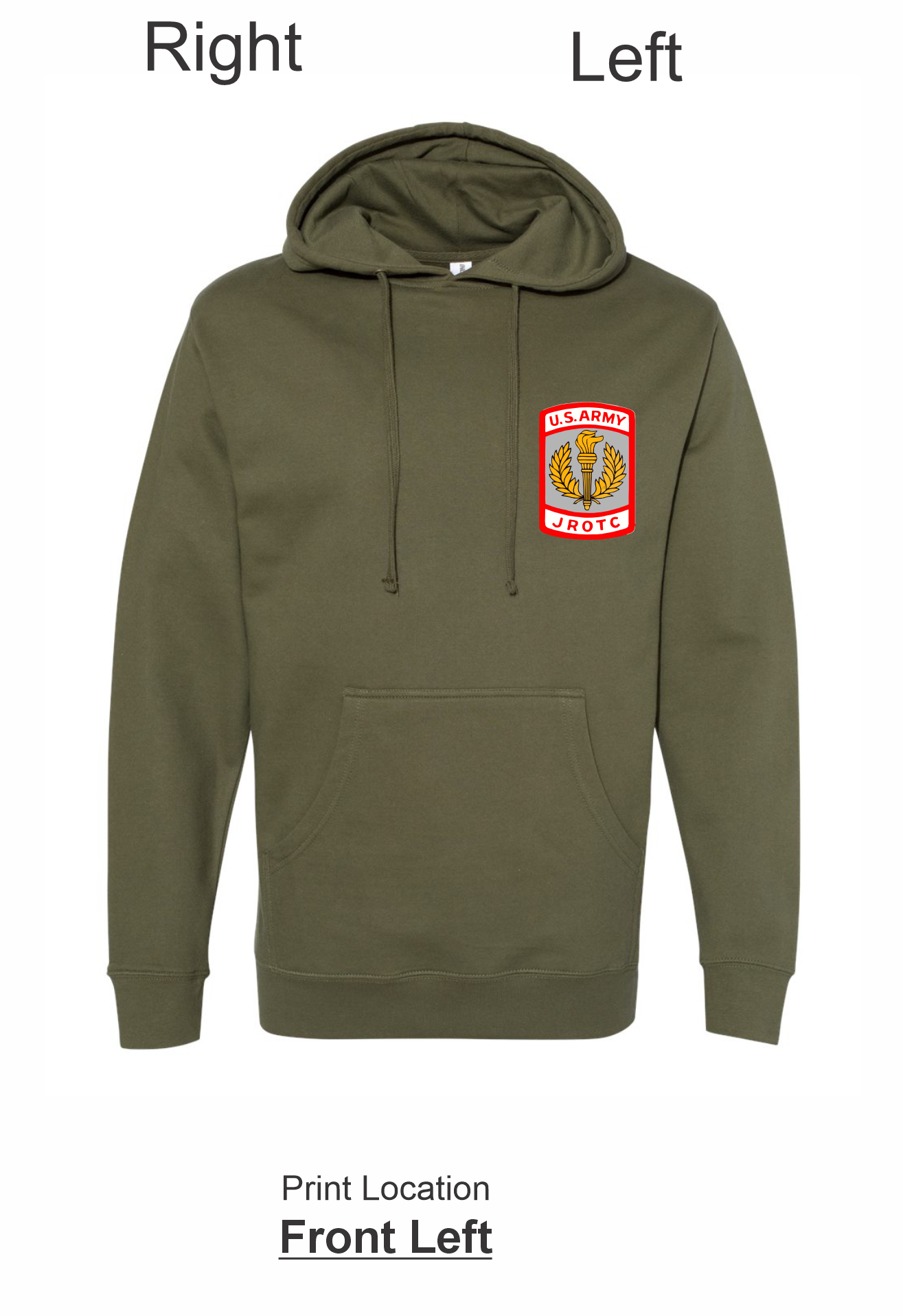 Unisex Midweight Hooded Sweatshirt