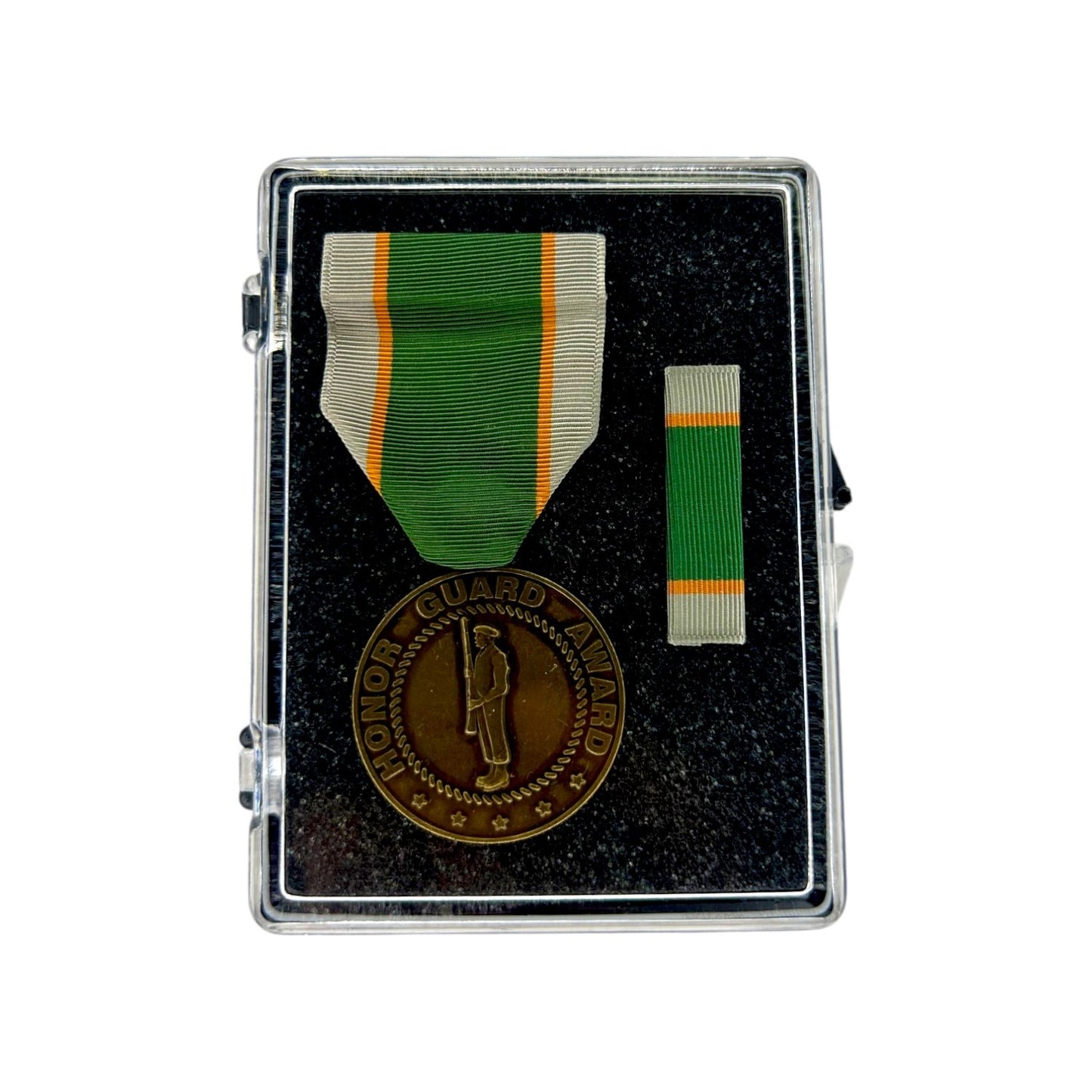 N-SERIES STOCK MEDAL SET -Honor Guard Award Medal, Ribbon & Drape Set (N-3-6)