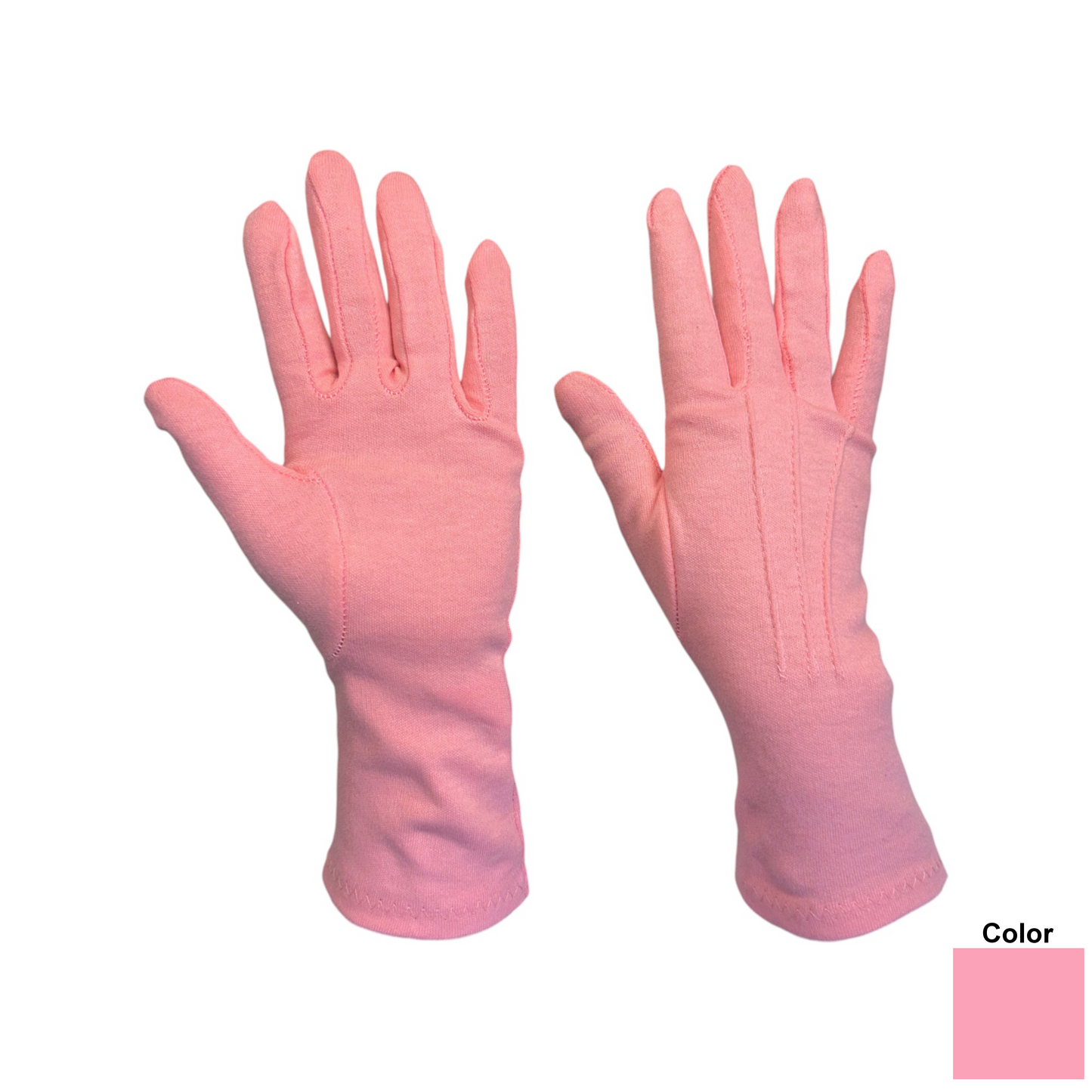 Solid Pink Gloves