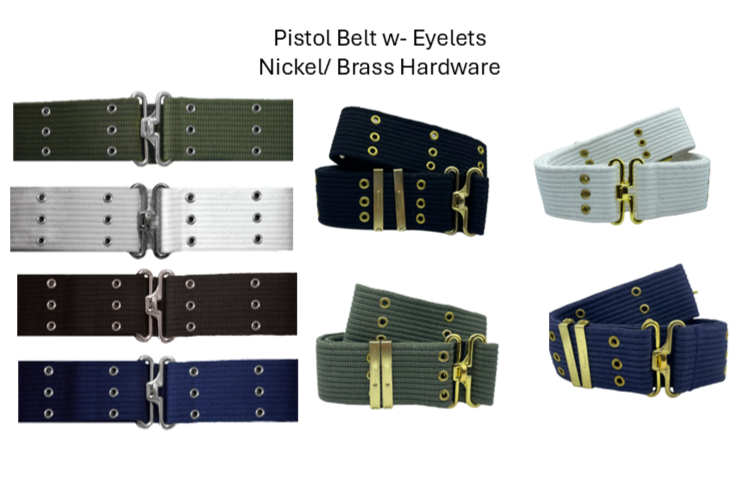 Pistol Belt w- Eyelets