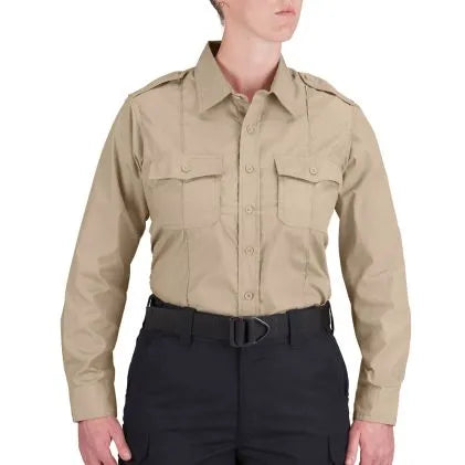 Propper Women's Tactical Shirt - Long Sleeve  (Khaki)