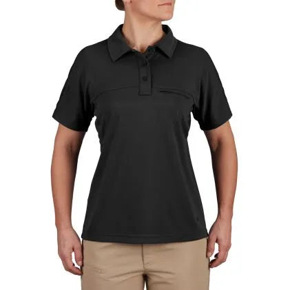 Propper Women's HLX Polo-Short Sleeve (Black)