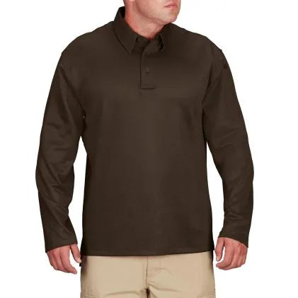 Propper I.C.E.  Mens Performance Polo Long Sleeve  (Brown)