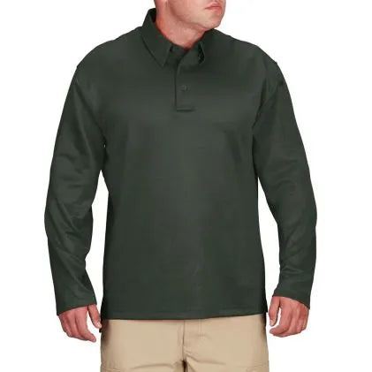 Propper I.C.E.  Mens Performance Polo Long Sleeve  (Dark Green)