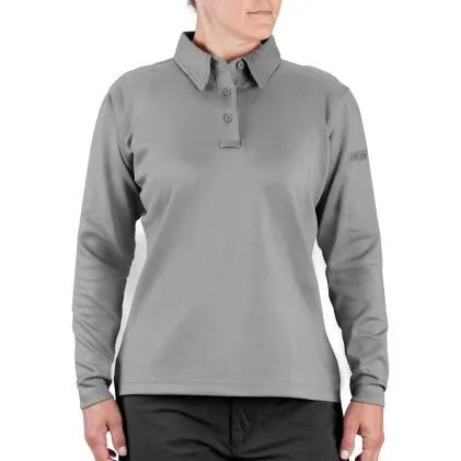 Propper I.C.E.  Womens Performance Polo Long Sleeve (Grey)