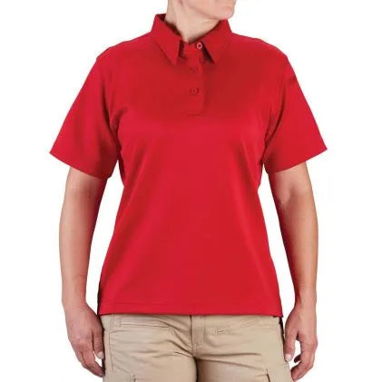 Propper I.C.E. Womens Performance Polo Short Sleeve (Red)
