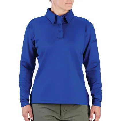Propper Women's Uniform Polo - Long Sleeve (Cobalt)