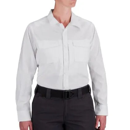 Propper REVTAC Shirt -Men's Long Sleeve  (White)