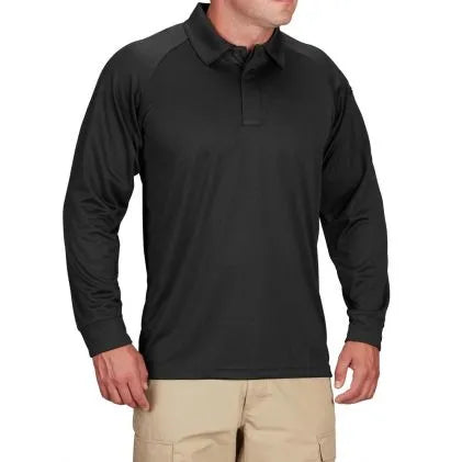 Propper Men's Snag Free Polo - Long Sleeve (Black)