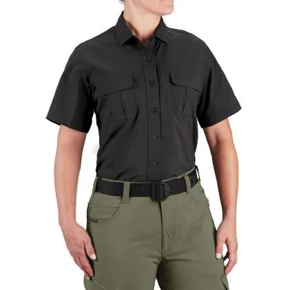 Propper Women's Summerweight Tactical Shirt - Short Sleeve (Black)