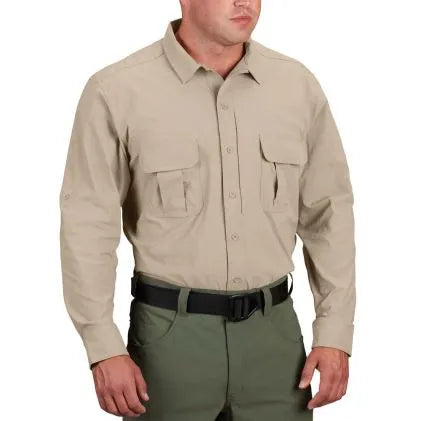 Propper Summerweight Tactical Shirt - Long Sleeve (Khaki)